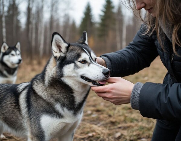 В гостях у Хаски